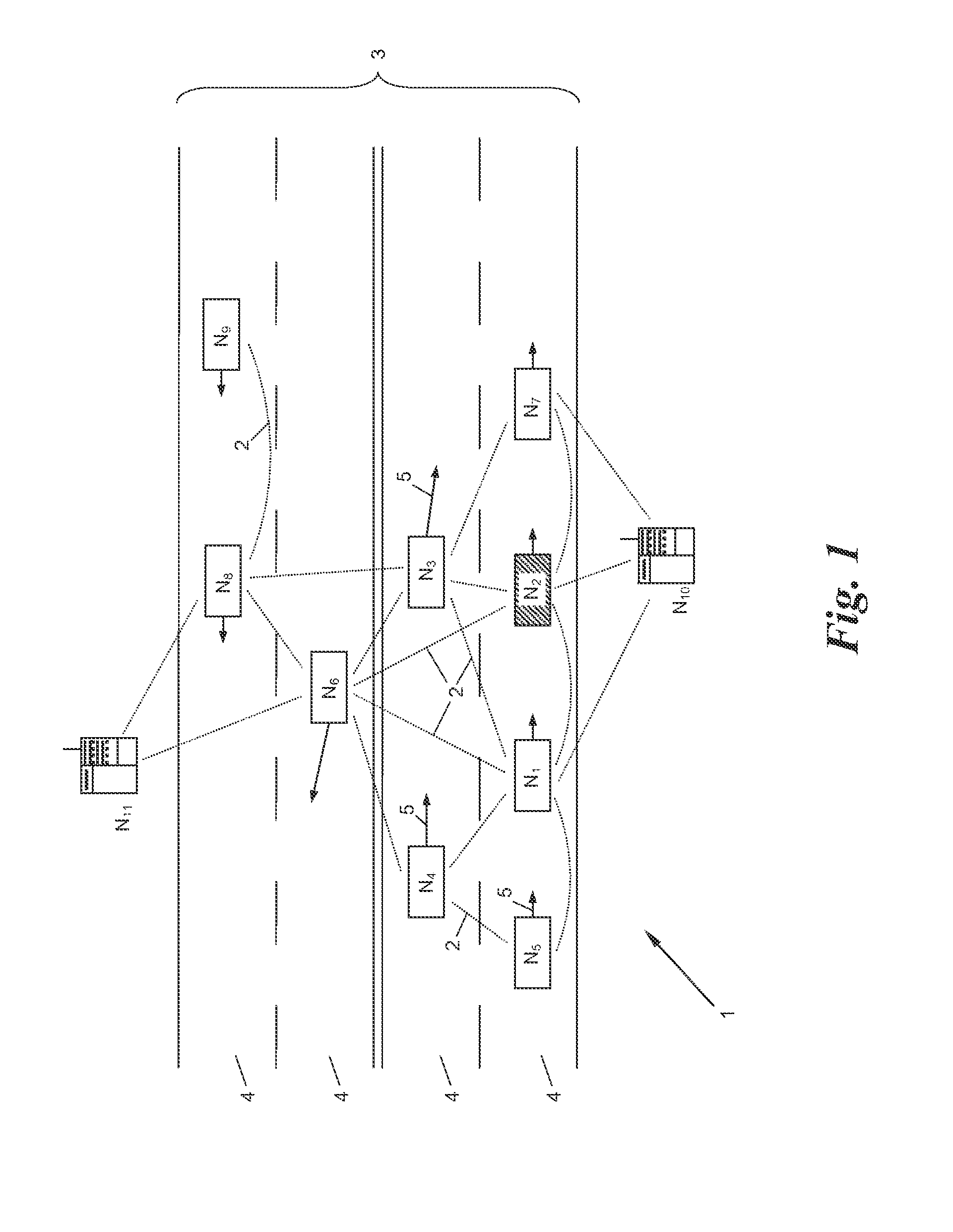 Method for transmitting messages in ad hoc networks