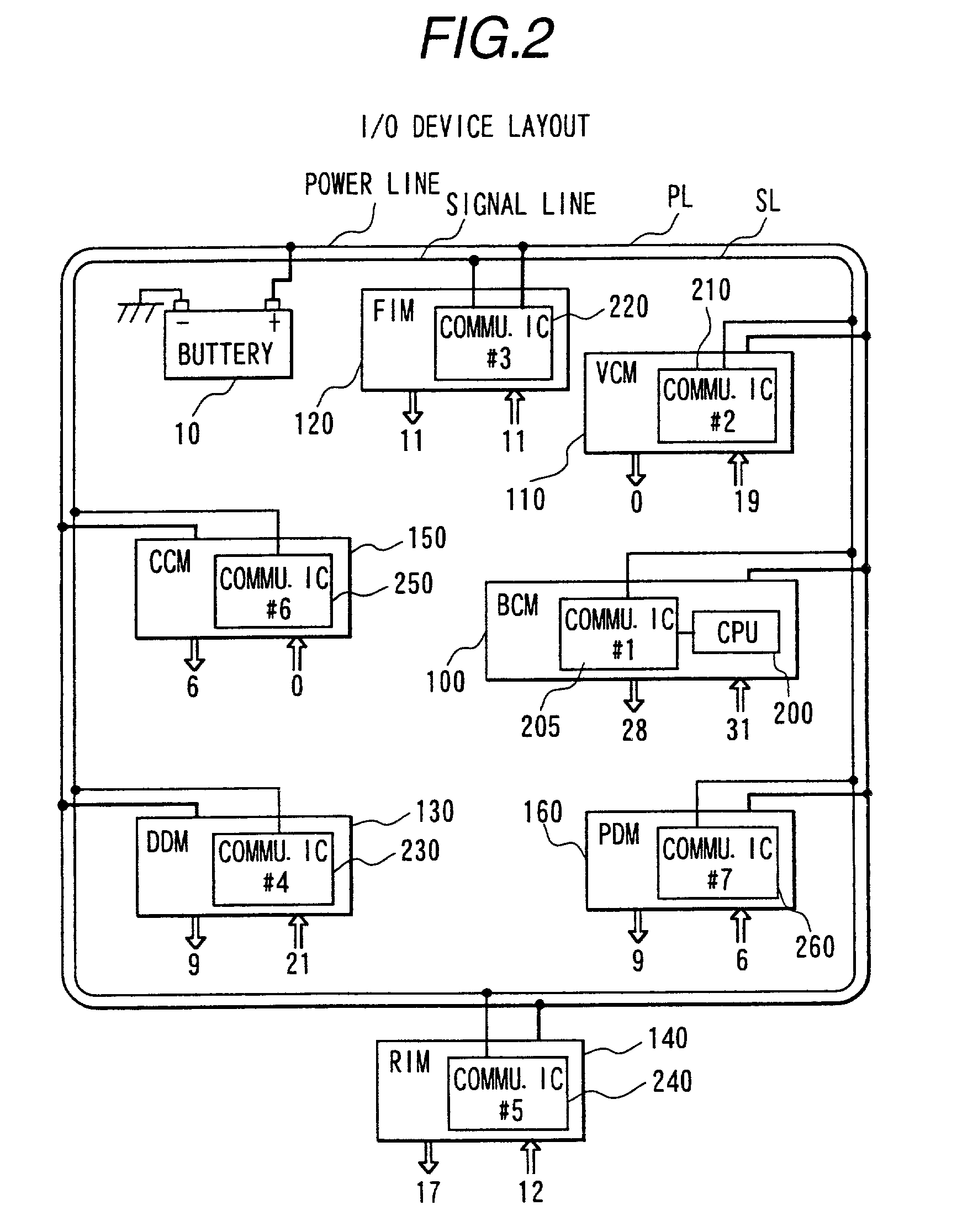 Electric power supply system for a vehicle