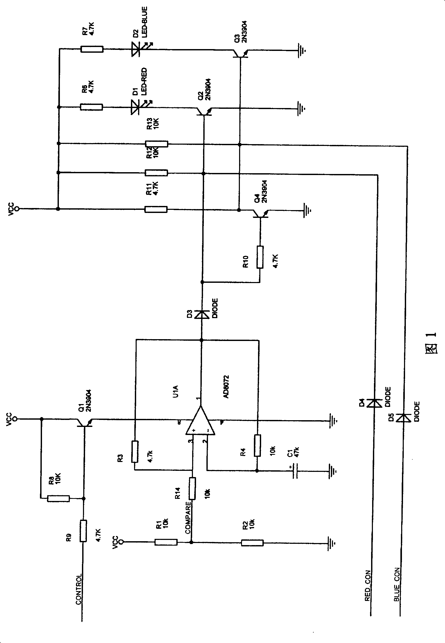 Indicating circuit twinkling at start-up