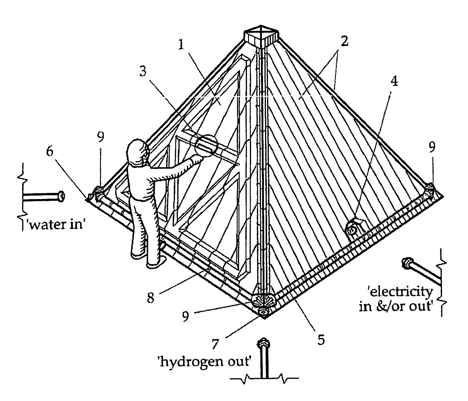 Personal renewable-energy fueling and storage station for electric-powered vehicles