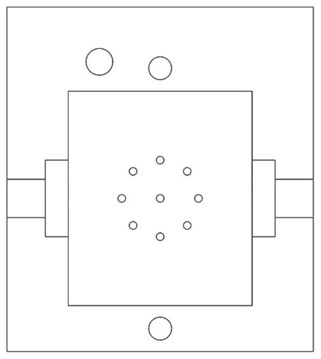 A core structure for sand casting, a manufacturing method, and a mold comprising the core