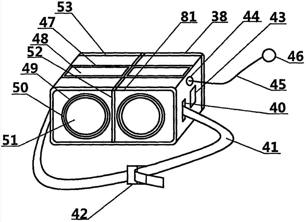 Self-adjusting visual inspection device for ophthalmology