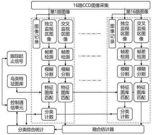 Airport bird information obtaining method based on panoramic and precise image tracking system