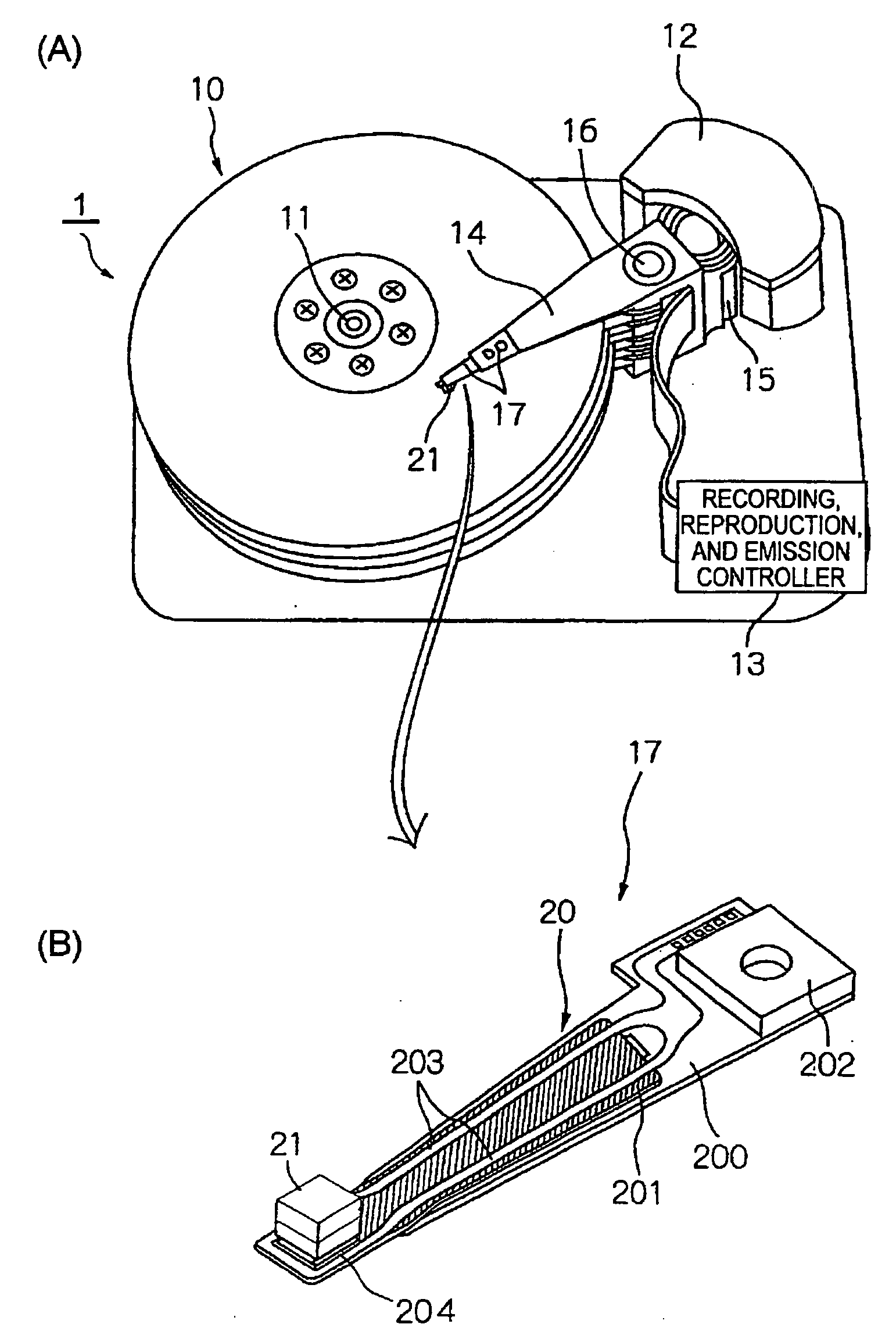 Thermally assisted magnetic head