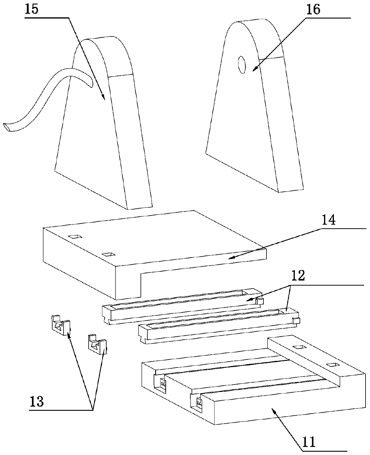 A wiring board with detachable socket