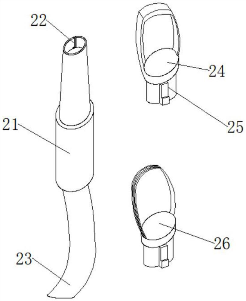 Gynecological automatic flushing type uterine curettage device