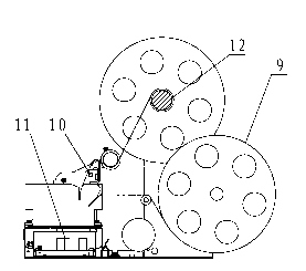 Automatic positioning paper-delivery shaft structure of journal printer