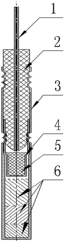 Laser initiation flyer type initiating explosive-free detonator