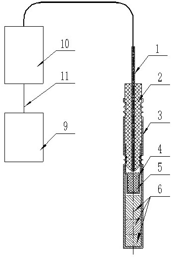 Laser initiation flyer type initiating explosive-free detonator