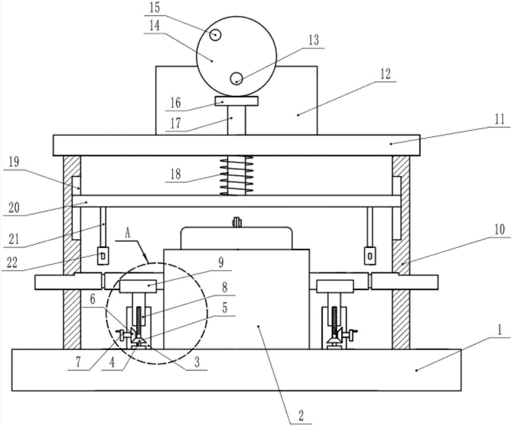 Split washer mounting device for double-shaft coil pipe motor