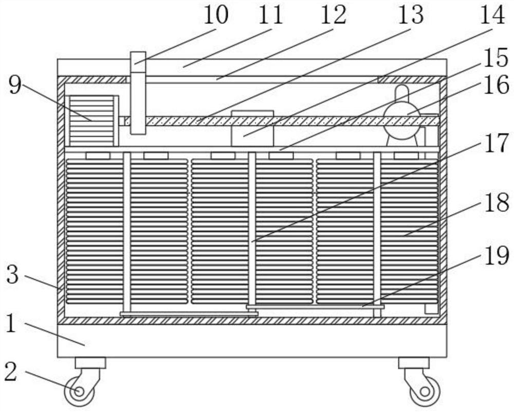 Adjustable spraying device for local anesthesia in anesthesiology department