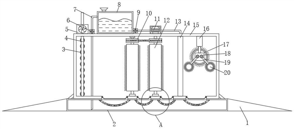 Energy-saving vehicle body cleaning device for vehicle production