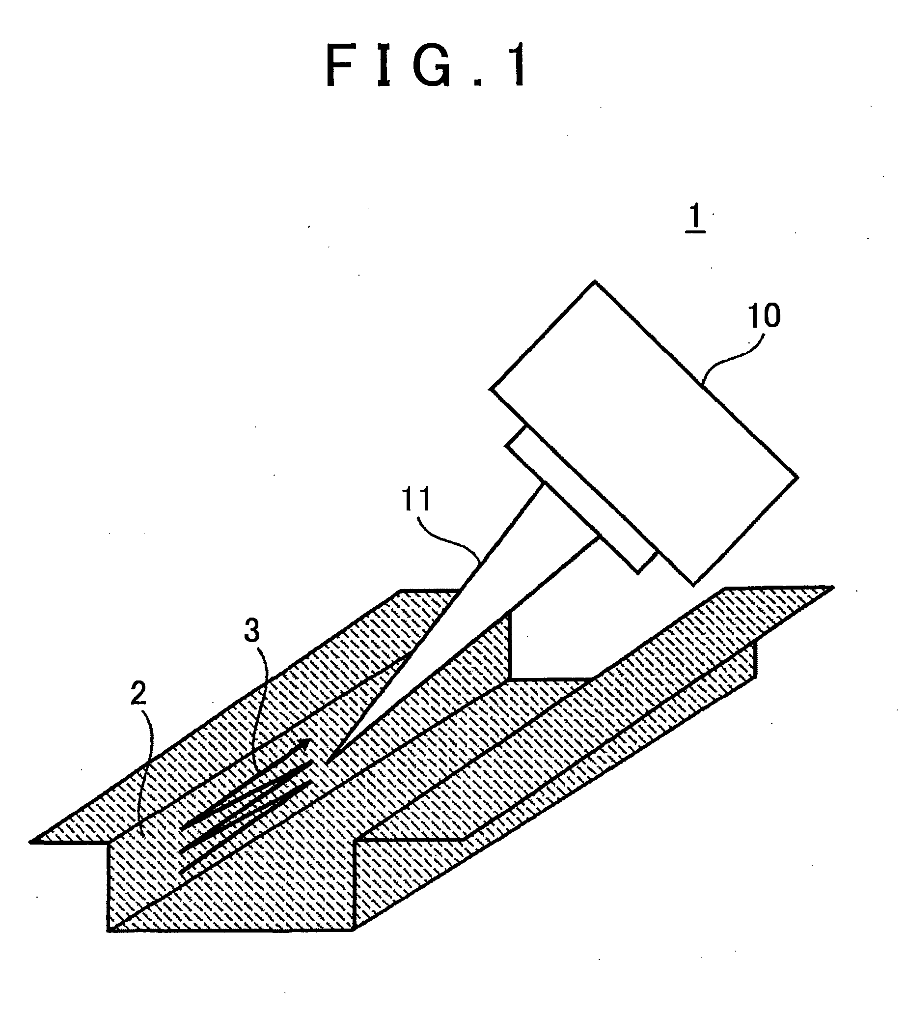 Laser surface treatment method and laser surface treatment apparatus with radiating the surface to be treated along an acute angle