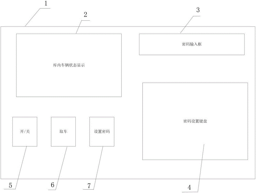 Self-service vehicle storing and fetching device of intelligent garage