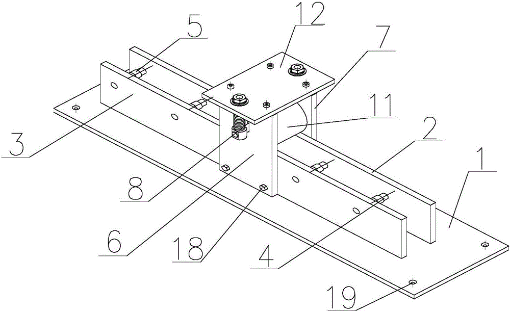 Device used for squeezing LED lamp