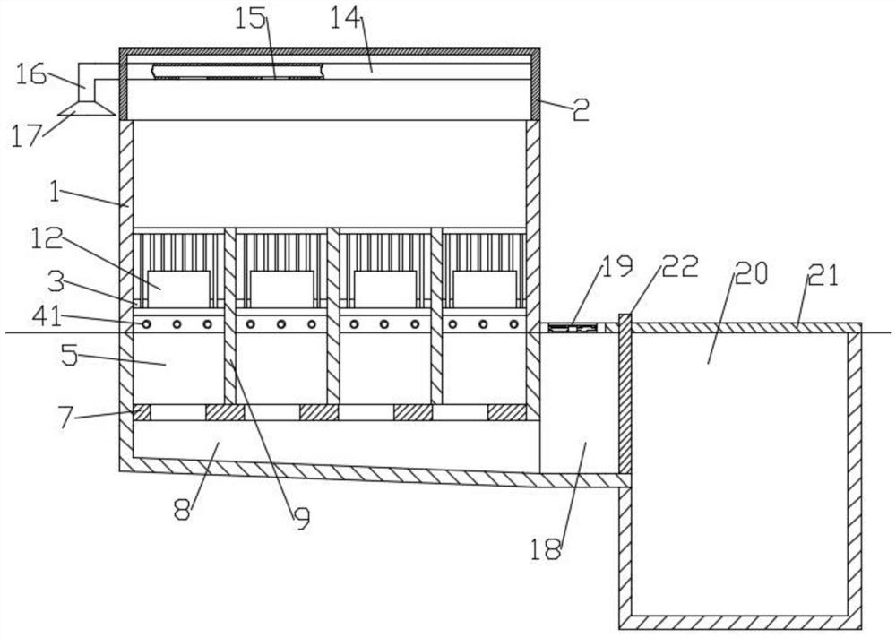 A kind of raising method and raising equipment for reducing pig manure odor