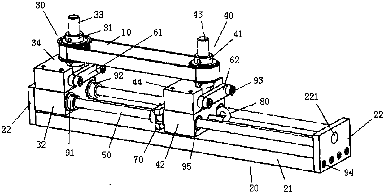 Synchronous belt measuring device