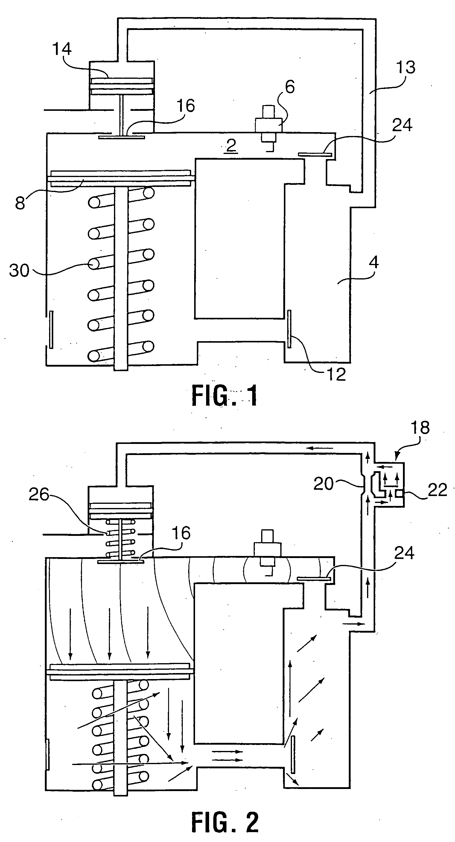 Scavenging system for intermittent linear motor