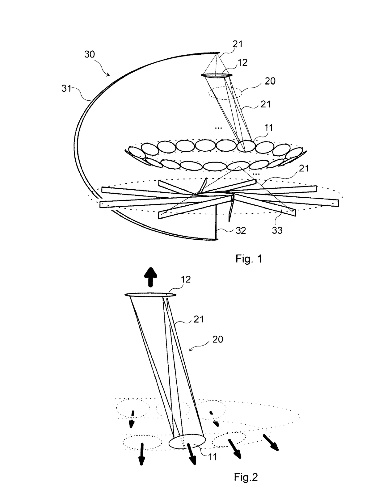 Tension Structure For The Spatial Positioning Of Functional Elements