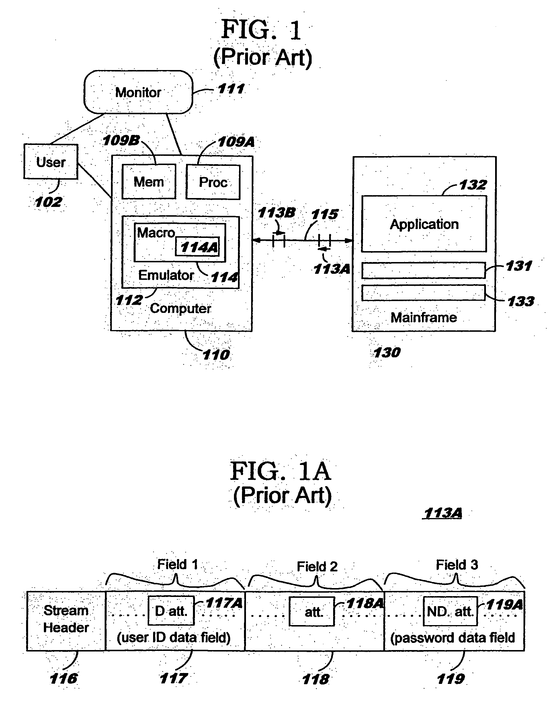 User identification and password field determination