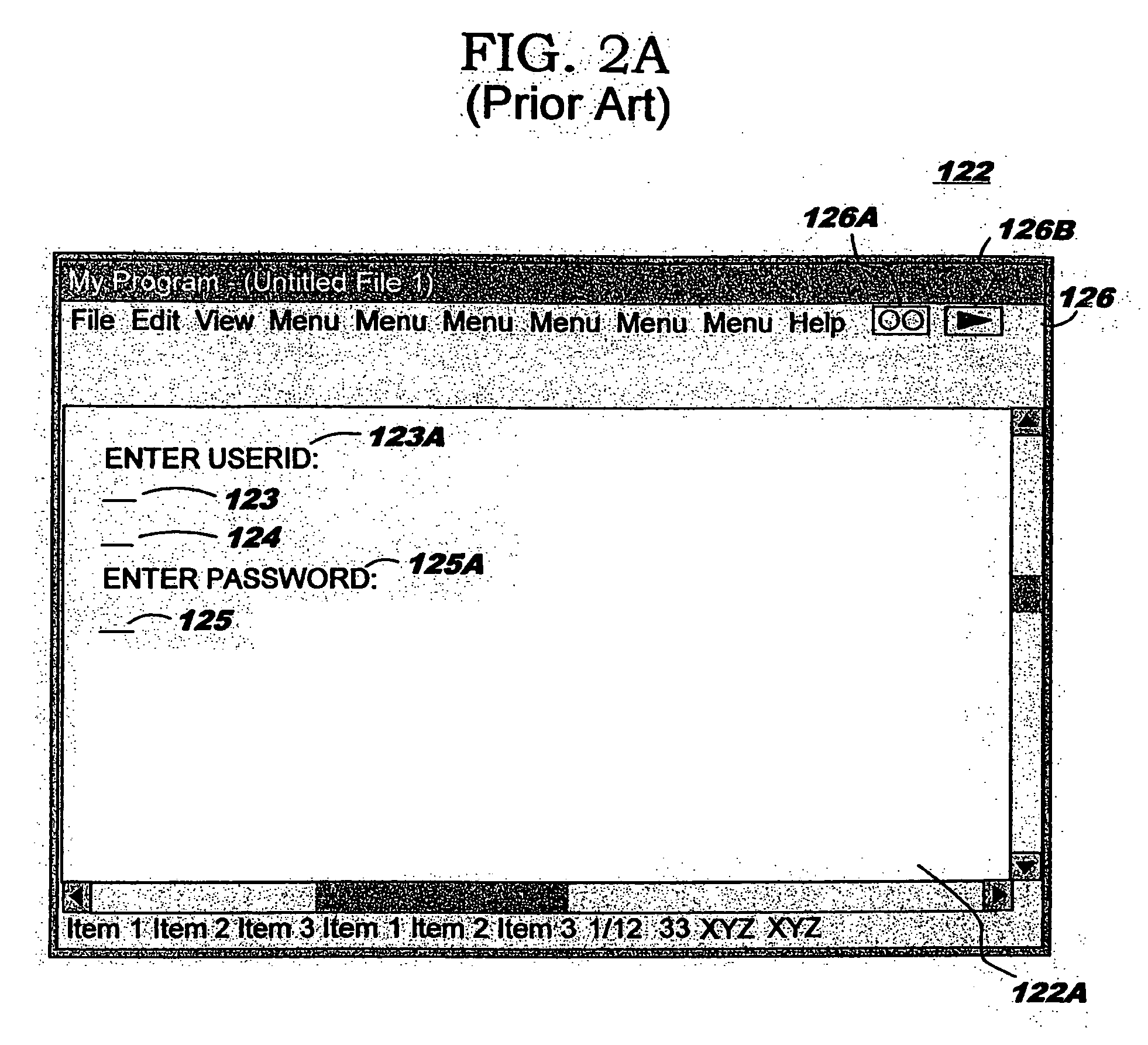 User identification and password field determination