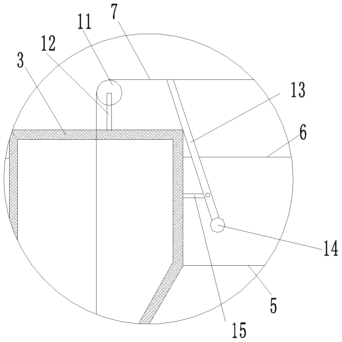 An anti-blocking marker for a test field and its use method