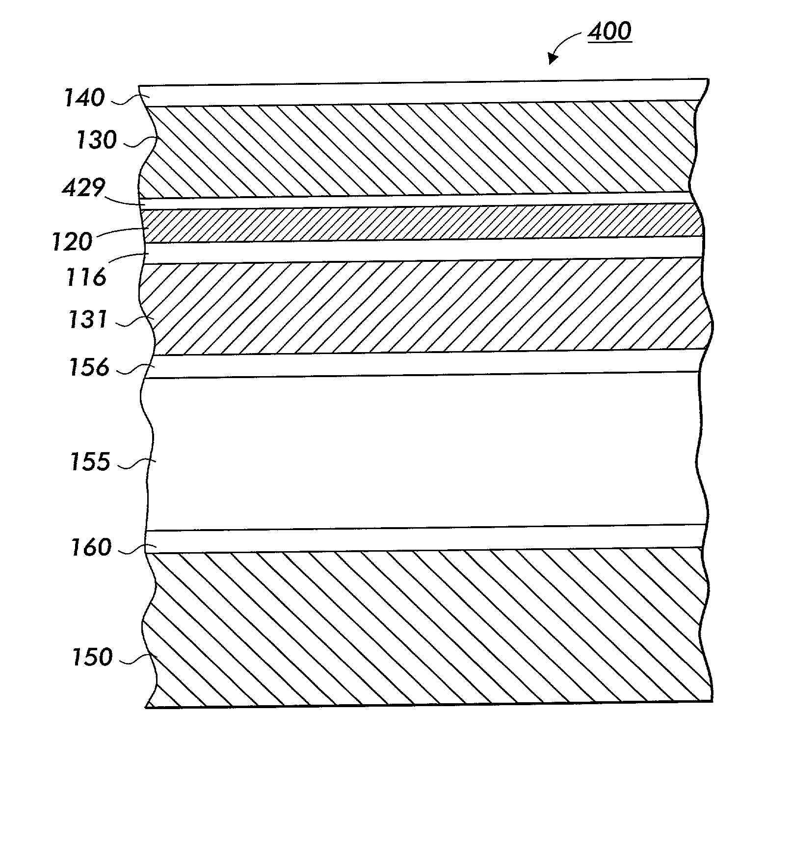 Method for forming an asymmetric nitride laser diode