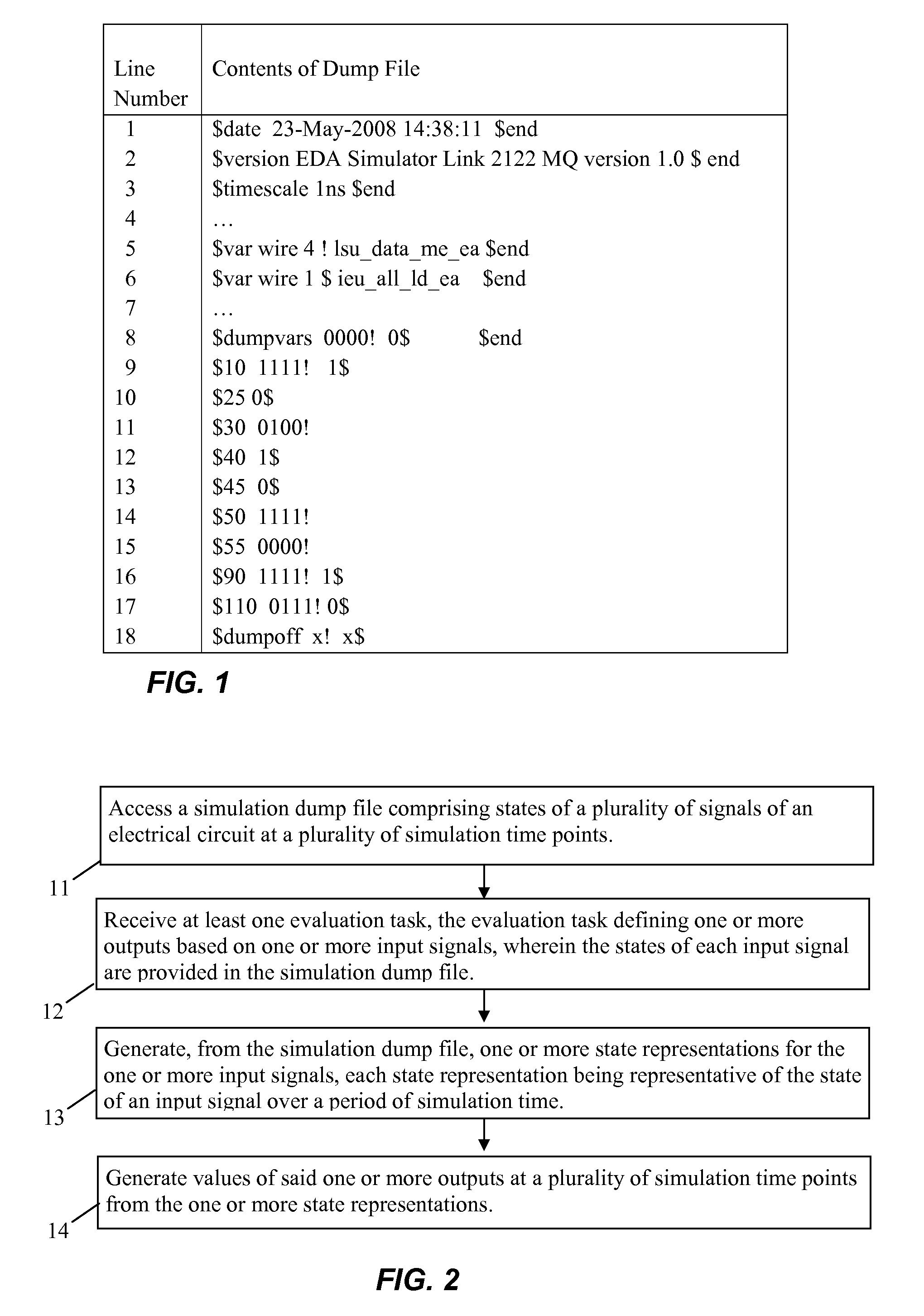 Methods, Systems, and Computer Program Products for Evaluating Electrical Circuits From Information Stored in Simulation Dump Files