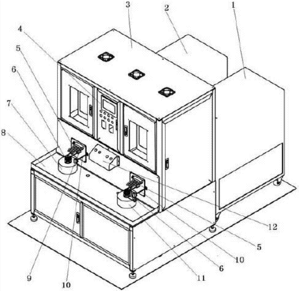 Welding machine for distributor welding