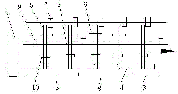 Mine radial automatic flow dividing device and control method thereof