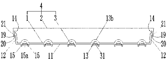 Backlight source of modular lamp box and light-emitting module