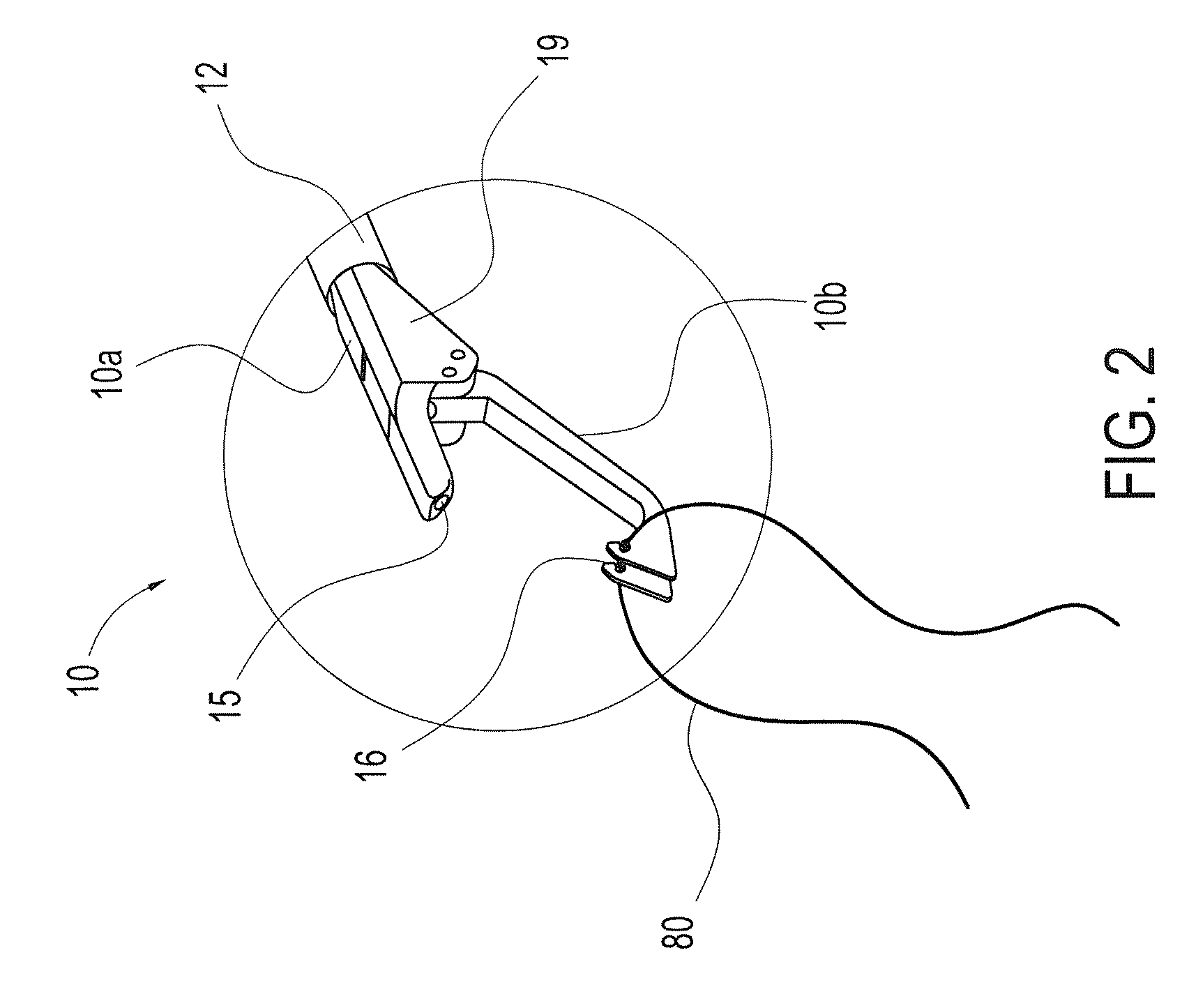 In-line suture passer and method of passing suture