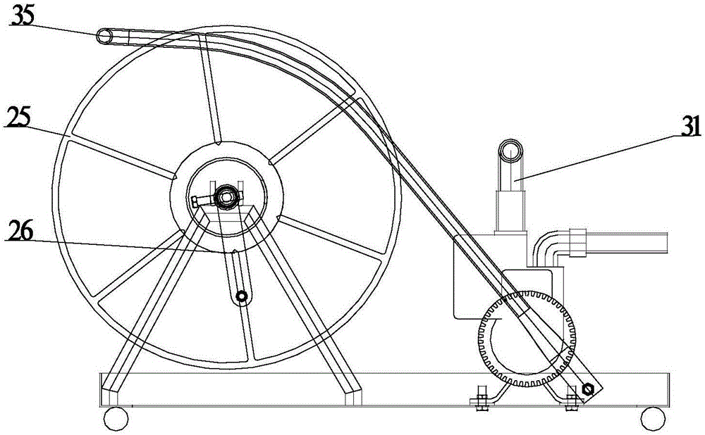 A kind of electric lift type seedling watering machine and watering control method