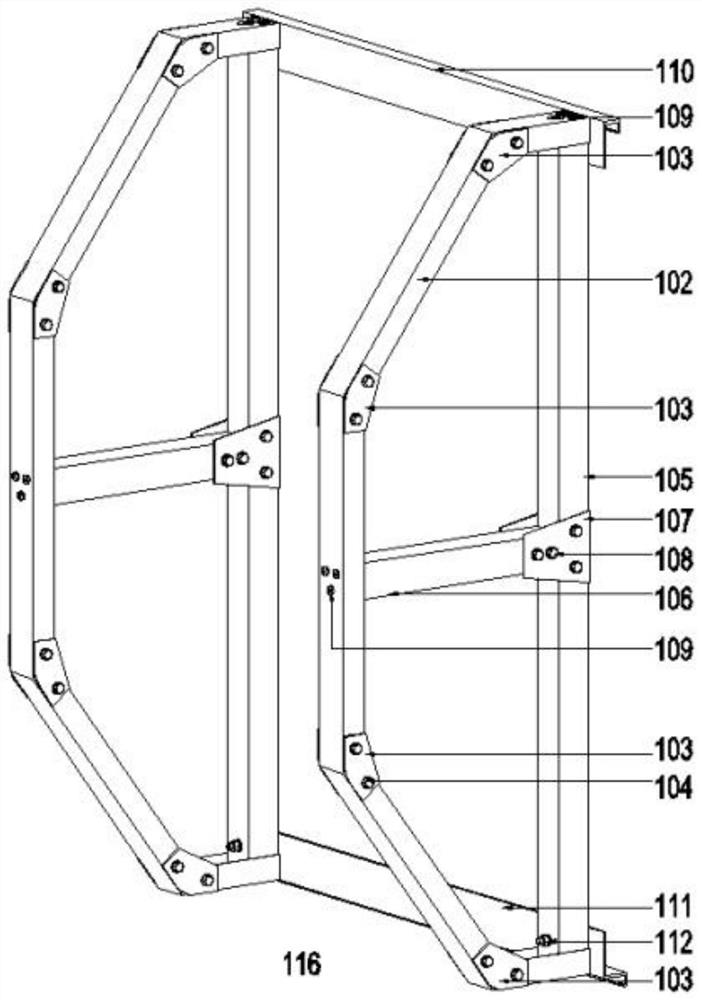 Slotting type special-shaped aluminum plate curtain wall assembly type installation system