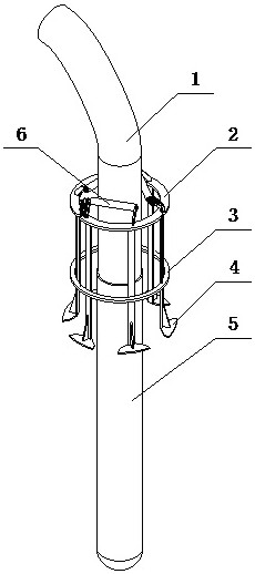 Concrete vibrating rod inserting and pulling speed regulating device for building construction