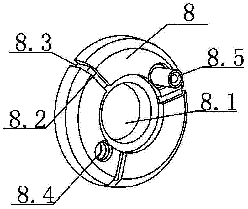 Horizontal screw type water meter