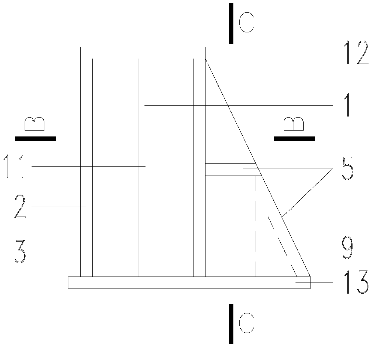 Self-balancing steel underpinning device