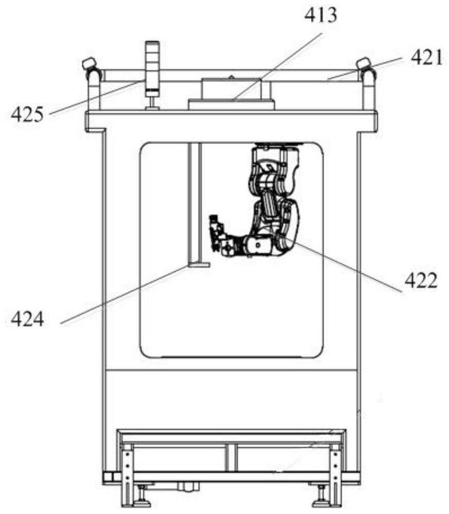 Integrated paint spraying device for shoes