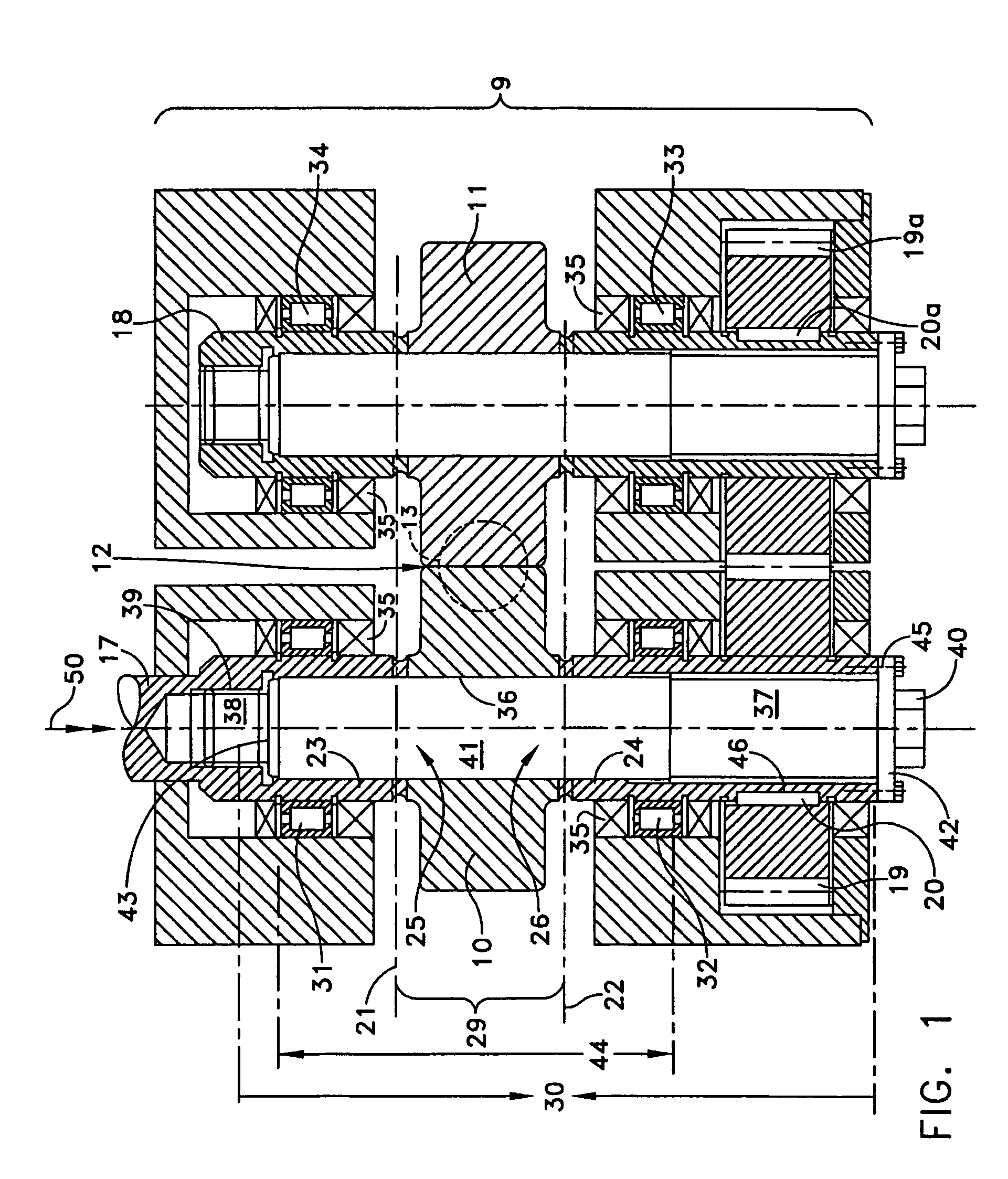 Powder compacting machine