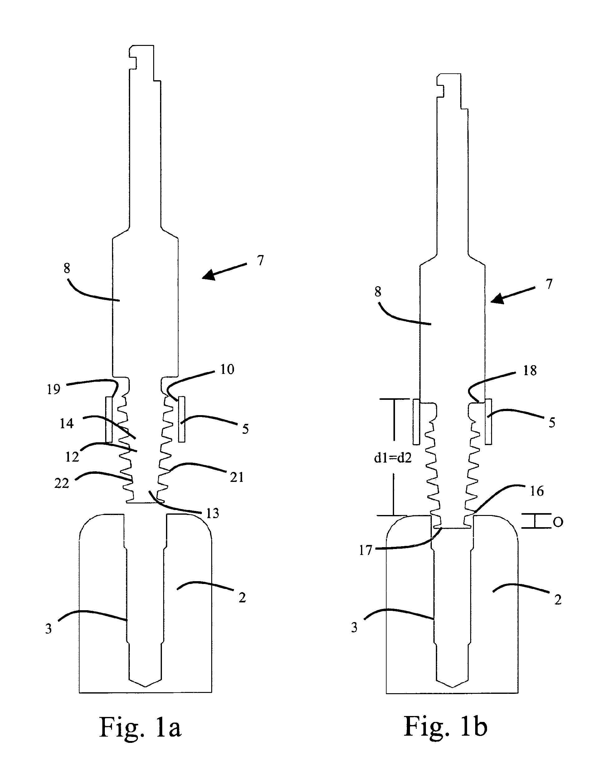 Components for threading of bone