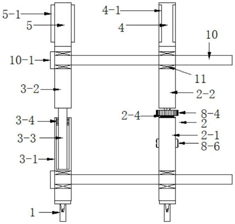 Protective bracket with net profile structure for subway tunnel construction