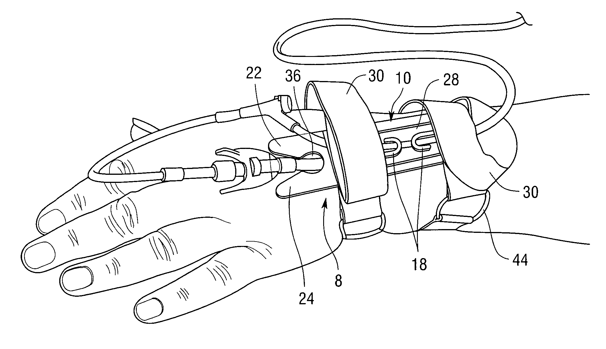 Medical appliance stabilization device and method for using same