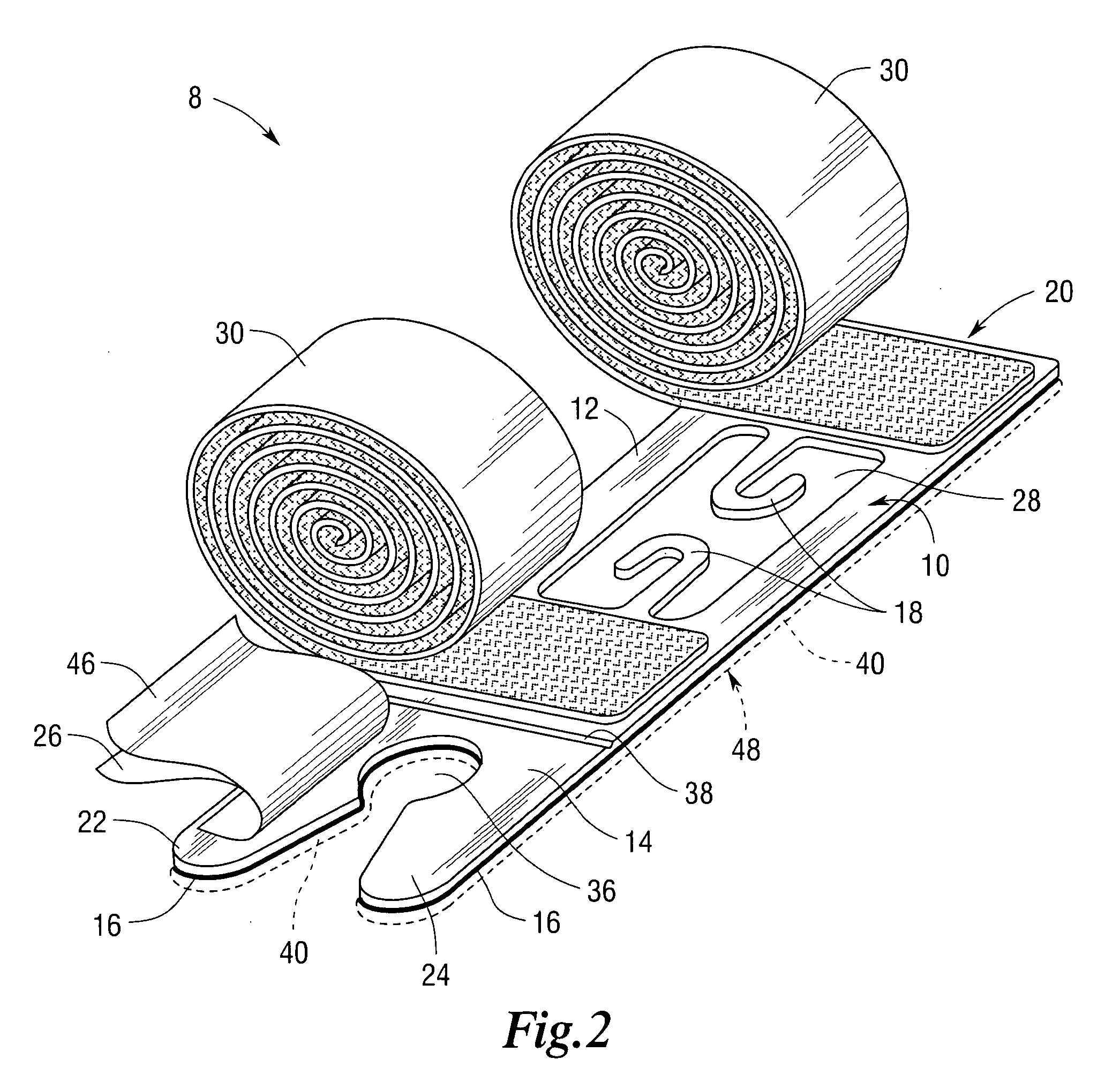 Medical appliance stabilization device and method for using same