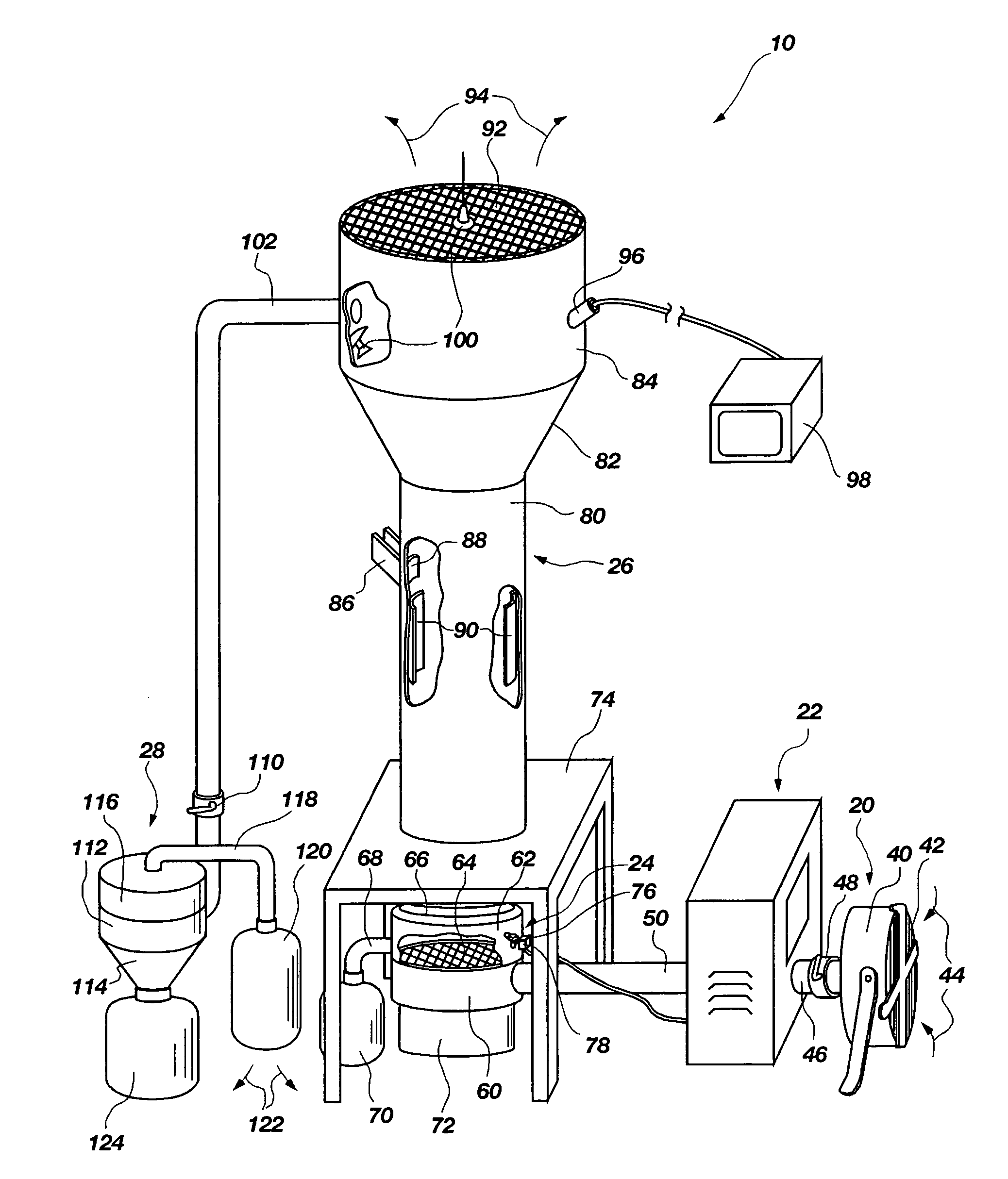 Brine shrimp egg processing apparatus and method