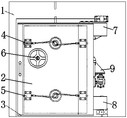 Movable door sill electronic control protecting door