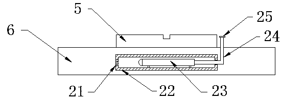 Clamp for clamping material head of mould