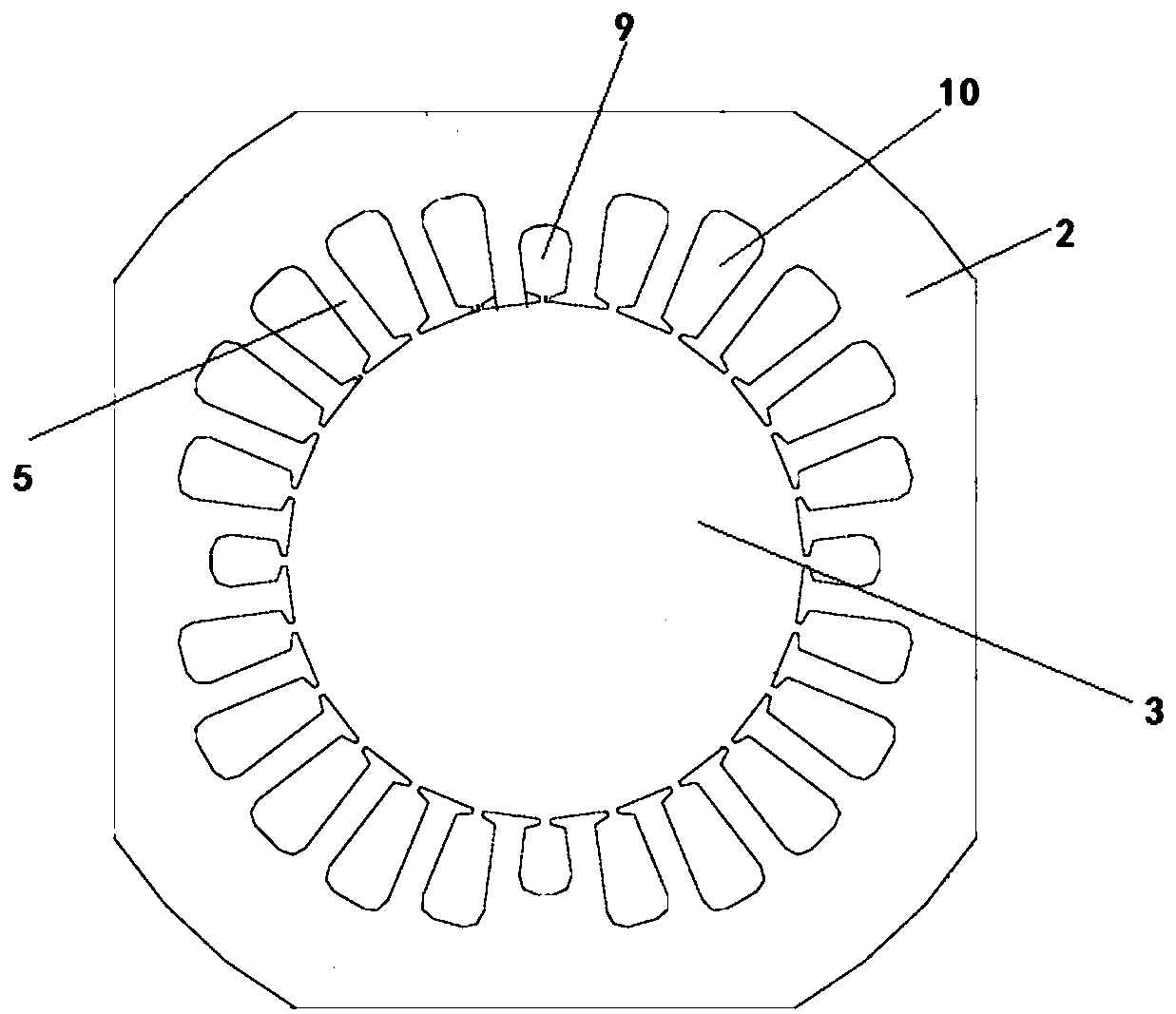 Novel assembled stator