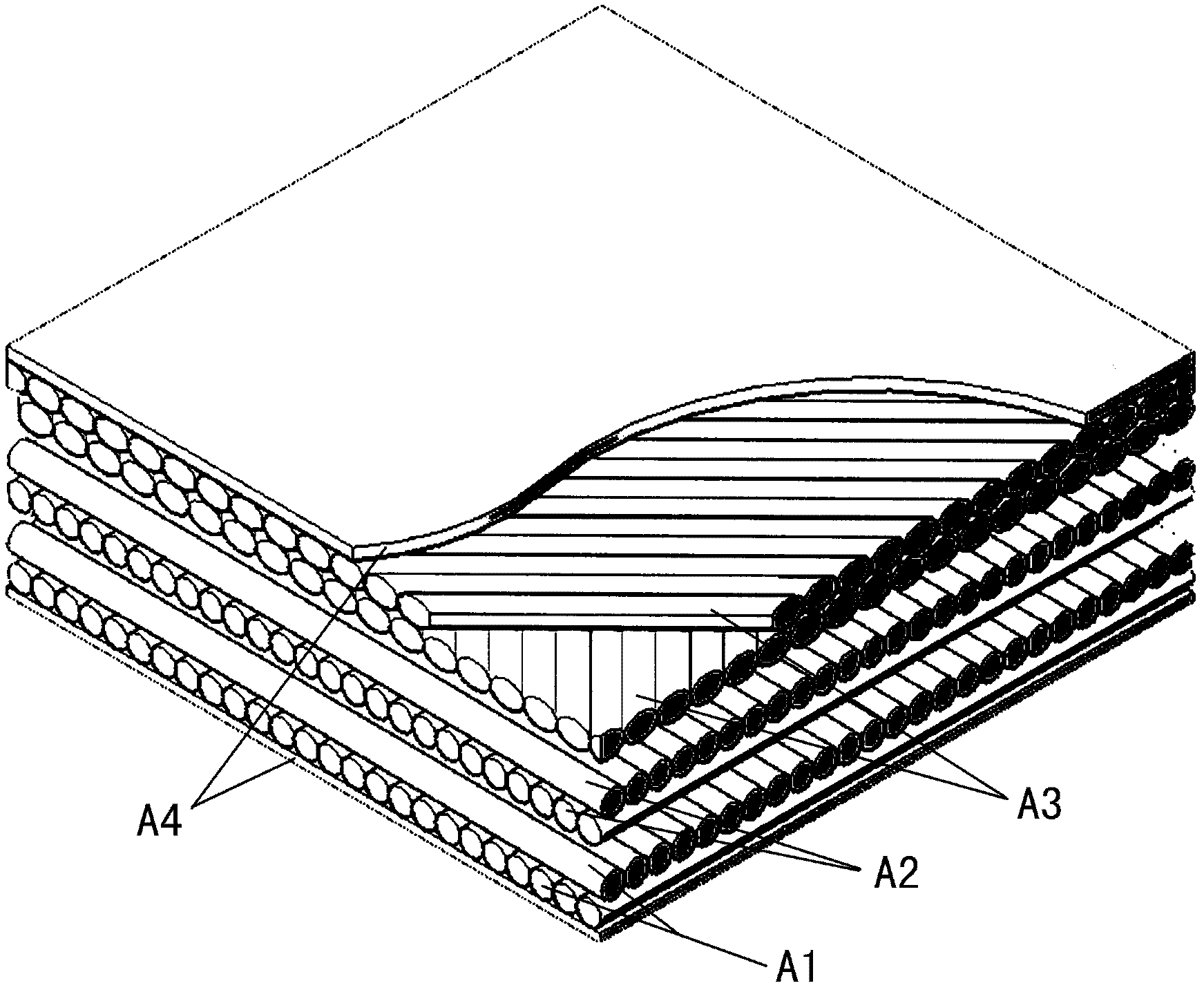 Soft stabproof bulletproof material and preparation method thereof