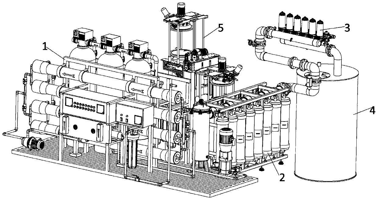 Stirring wastewater treatment system and treatment method thereof