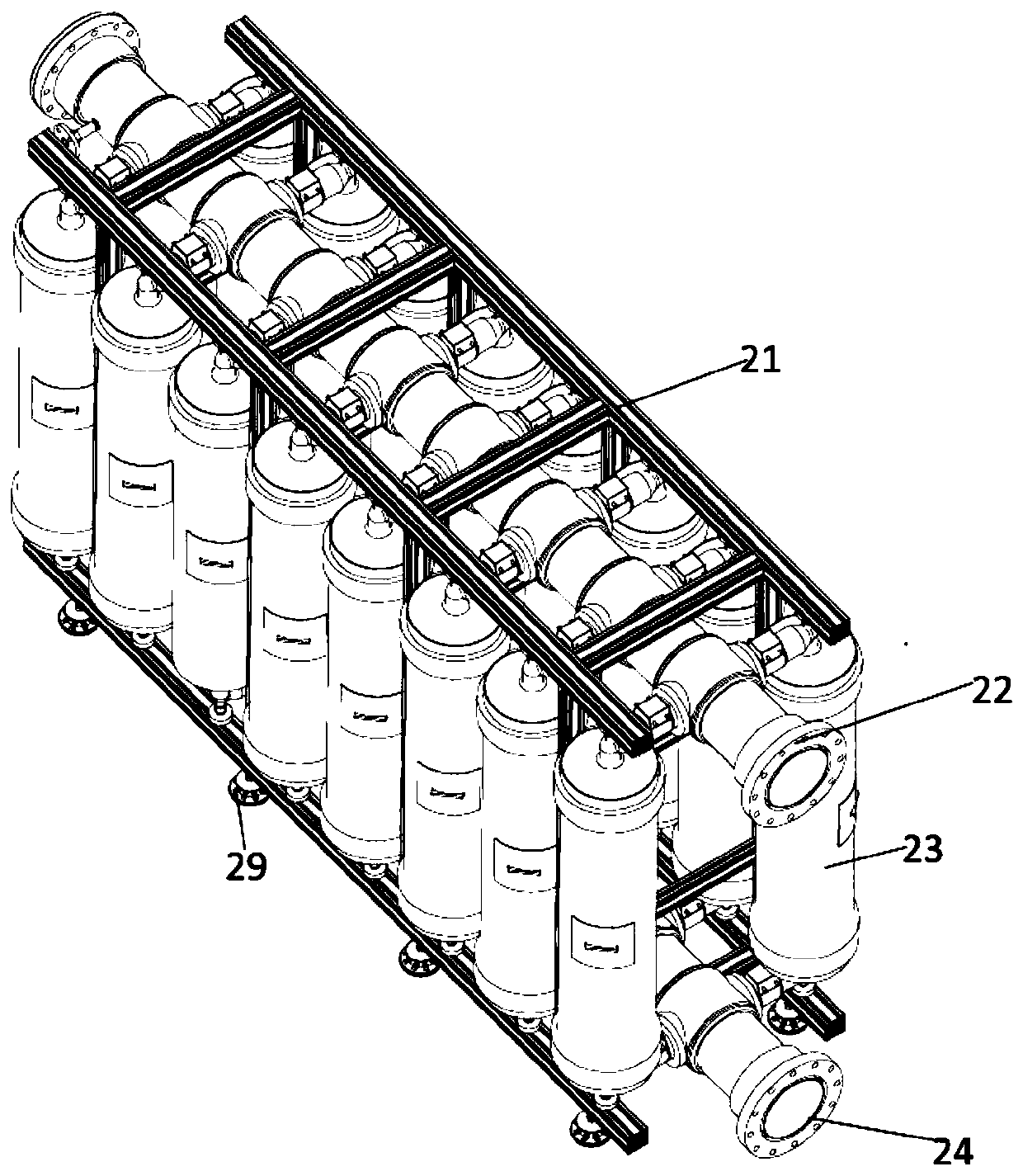 Stirring wastewater treatment system and treatment method thereof